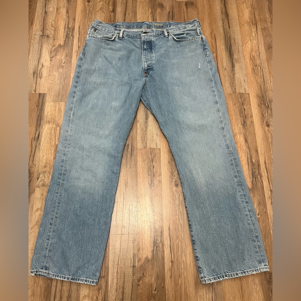Vintage Polo Ralph Lauren Jeans 40x30 100% Cotton Distressed USA